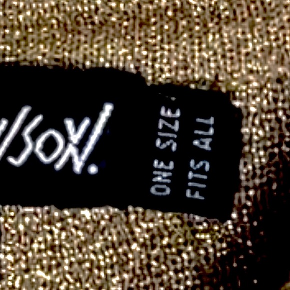 True Vintage 1980s Betsey Johnson Sparkling Gold Spandex Top Woman’s Size M - Picture 3 of 5